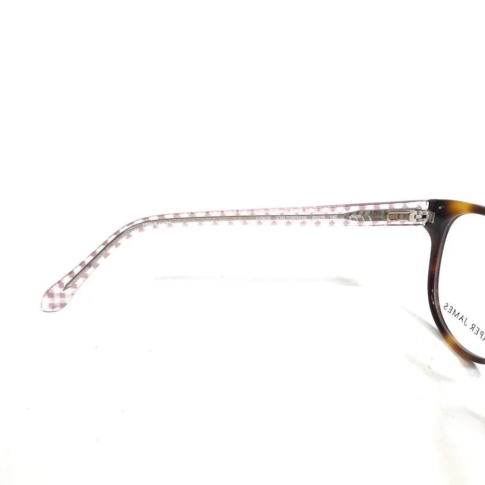 Draper James Eyeglasses Frames DJ5019 215 TORTOISE Pink Clear Square 52-18-140